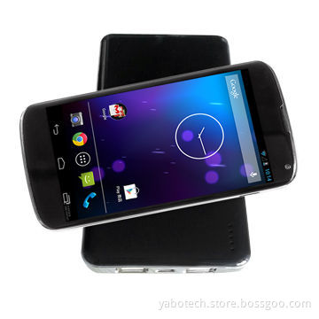 2013 10,000mAh double USB Qi wireless power bank charger for iPhone 4S/5/Samsung S4/Note2